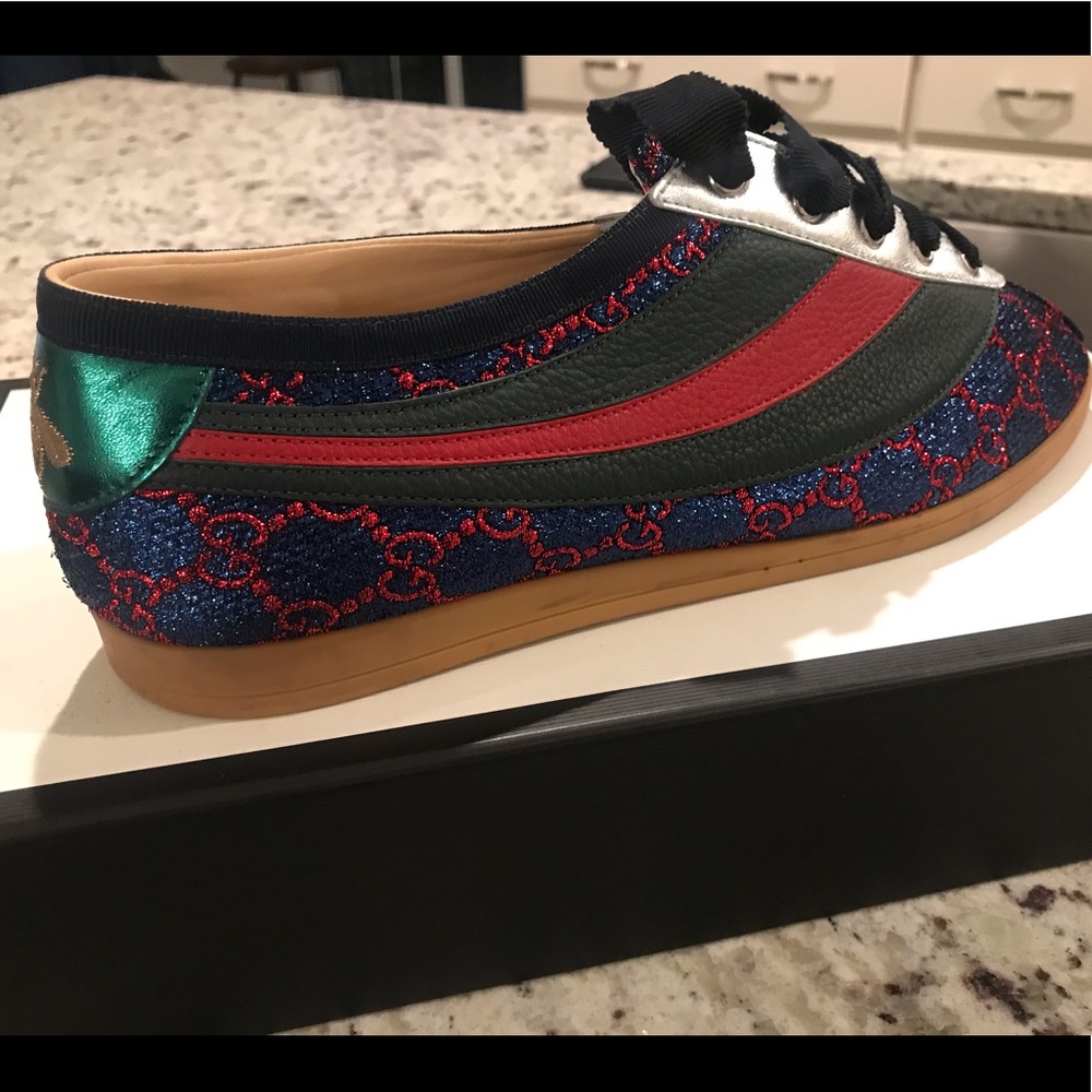 Gucci Falacer lures GG sneaker with Web